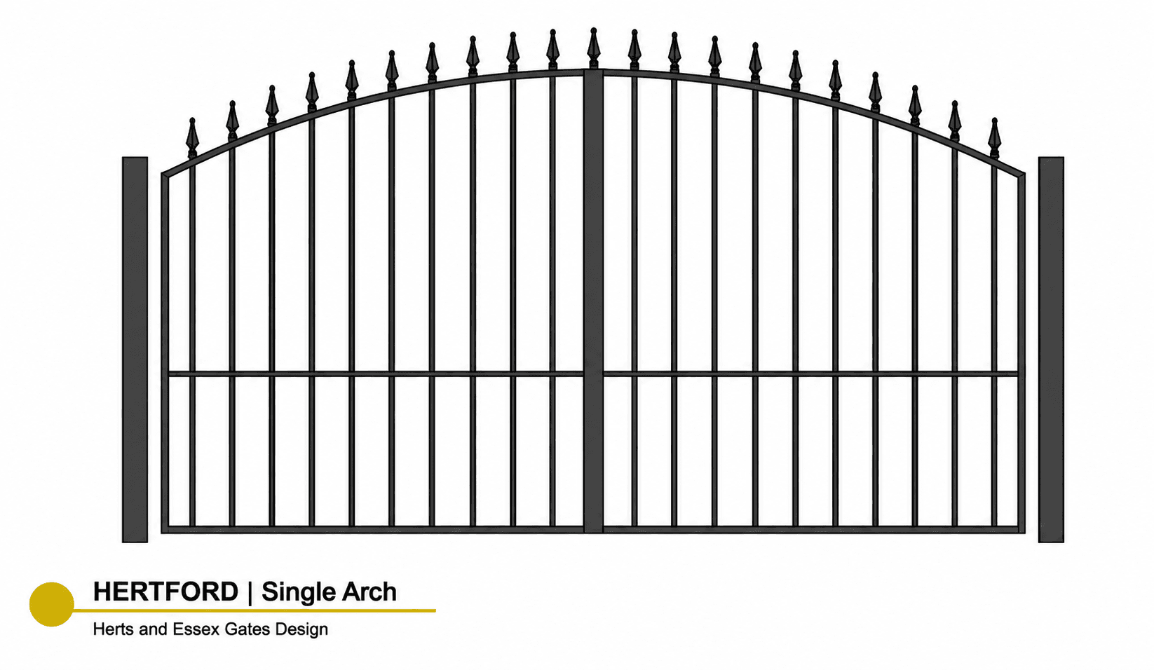 The Hertford · Single Arch · drawing